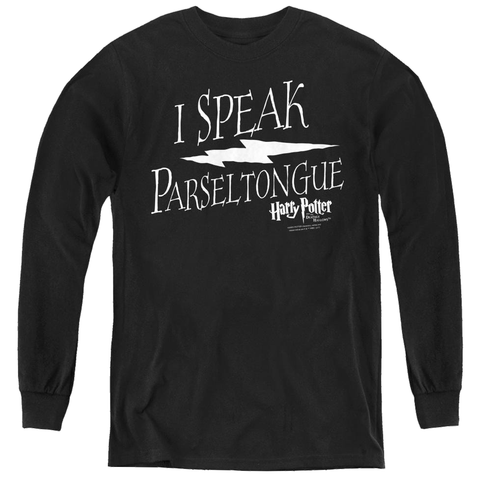 Harry Potter I Speak Parseltongue - Youth Long Sleeve T-Shirt Youth Long Sleeve T-Shirt Harry Potter   