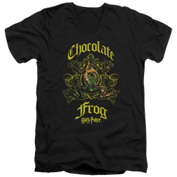 Harry Potter Chocolate Frog Men's V-Neck T-Shirt Men's V-Neck T-Shirt Harry Potter   