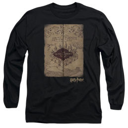 Harry Potter Marauders Map Men's Long Sleeve T-Shirt Men's Long Sleeve T-Shirt Harry Potter   