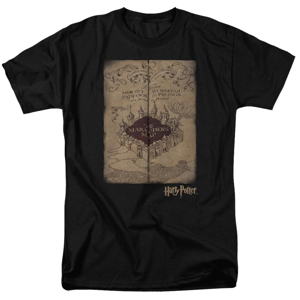 Harry Potter Marauders Map Men's Regular Fit T-Shirt Men's Regular Fit T-Shirt Harry Potter   
