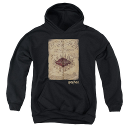 Harry Potter Marauders Map - Youth Hoodie Youth Hoodie (Ages 8-12) Harry Potter   