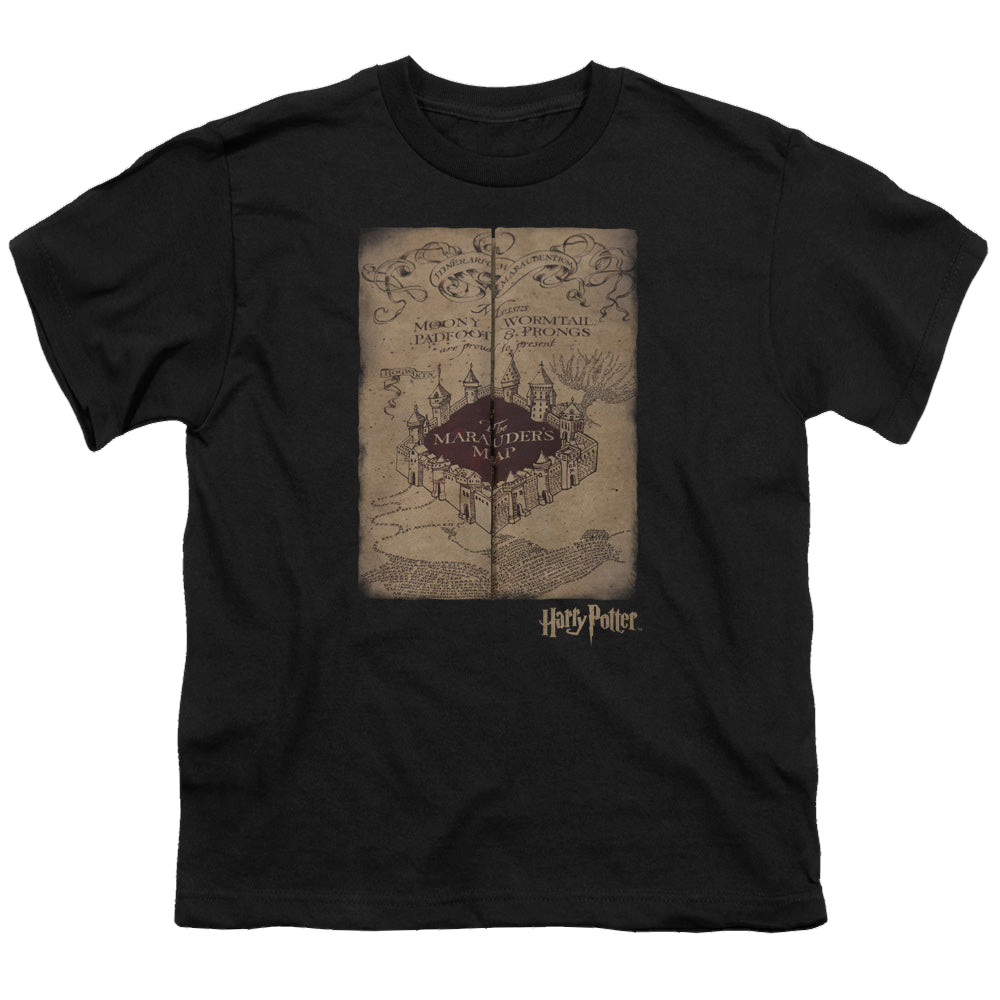 Harry Potter Marauders Map - Youth T-Shirt Youth T-Shirt (Ages 8-12) Harry Potter   