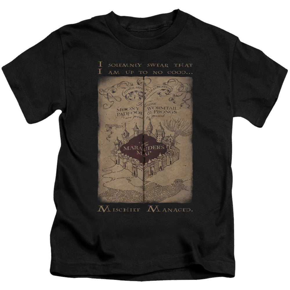 Harry Potter Marauders Map Words - Kid's T-Shirt Kid's T-Shirt (Ages 4-7) Harry Potter   