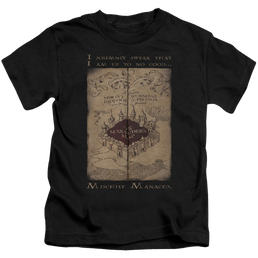 Harry Potter Marauders Map Words - Kid's T-Shirt Kid's T-Shirt (Ages 4-7) Harry Potter   