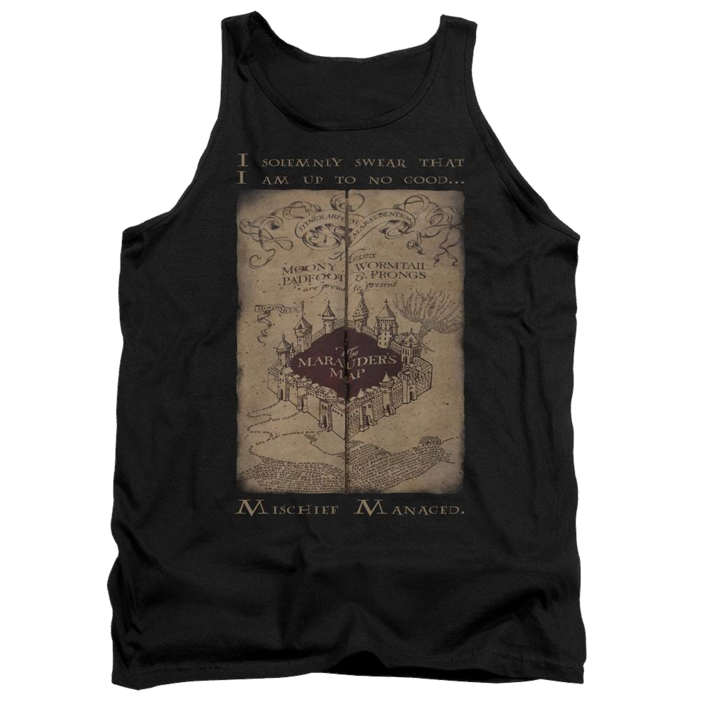 Harry Potter Marauders Map Words Men's Tank Men's Tank Harry Potter   