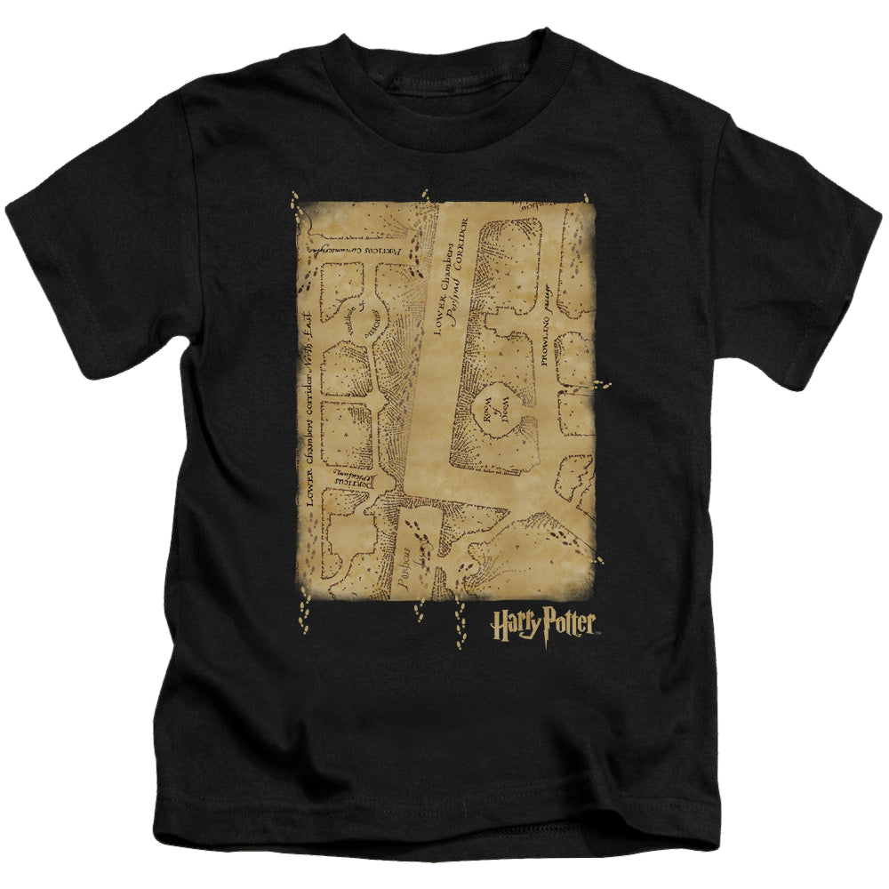 Harry Potter Marauders Map Interior - Kid's T-Shirt Kid's T-Shirt (Ages 4-7) Harry Potter   