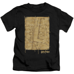 Harry Potter Marauders Map Interior - Kid's T-Shirt Kid's T-Shirt (Ages 4-7) Harry Potter   