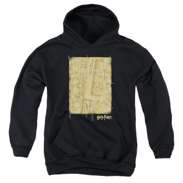 Harry Potter Marauders Map Interior - Youth Hoodie Youth Hoodie (Ages 8-12) Harry Potter   