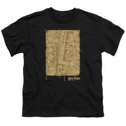 Harry Potter Marauders Map Interior - Youth T-Shirt Youth T-Shirt (Ages 8-12) Harry Potter   