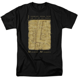 Harry Potter Marauders Map Interior Words Men's Regular Fit T-Shirt Men's Regular Fit T-Shirt Harry Potter   