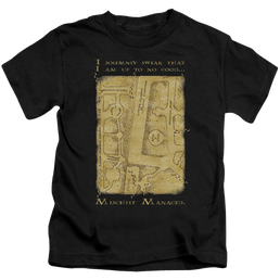 Harry Potter Marauders Map Interior Words - Kid's T-Shirt Kid's T-Shirt (Ages 4-7) Harry Potter   