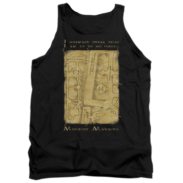 Harry Potter Marauders Map Interior Words Men's Tank Men's Tank Harry Potter   