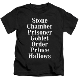 Harry Potter Titles - Kid's T-Shirt Kid's T-Shirt (Ages 4-7) Harry Potter   