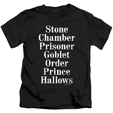 Harry Potter Titles - Kid's T-Shirt Kid's T-Shirt (Ages 4-7) Harry Potter   