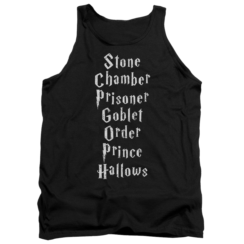 Harry Potter Titles Men's Tank Men's Tank Harry Potter   