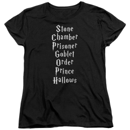 Harry Potter Titles Women's T-Shirt Women's T-Shirt Harry Potter   
