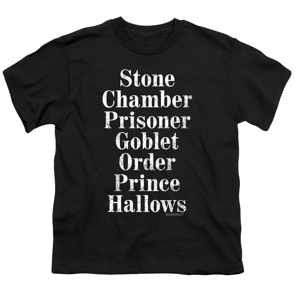 Harry Potter Titles - Youth T-Shirt Youth T-Shirt (Ages 8-12) Harry Potter   