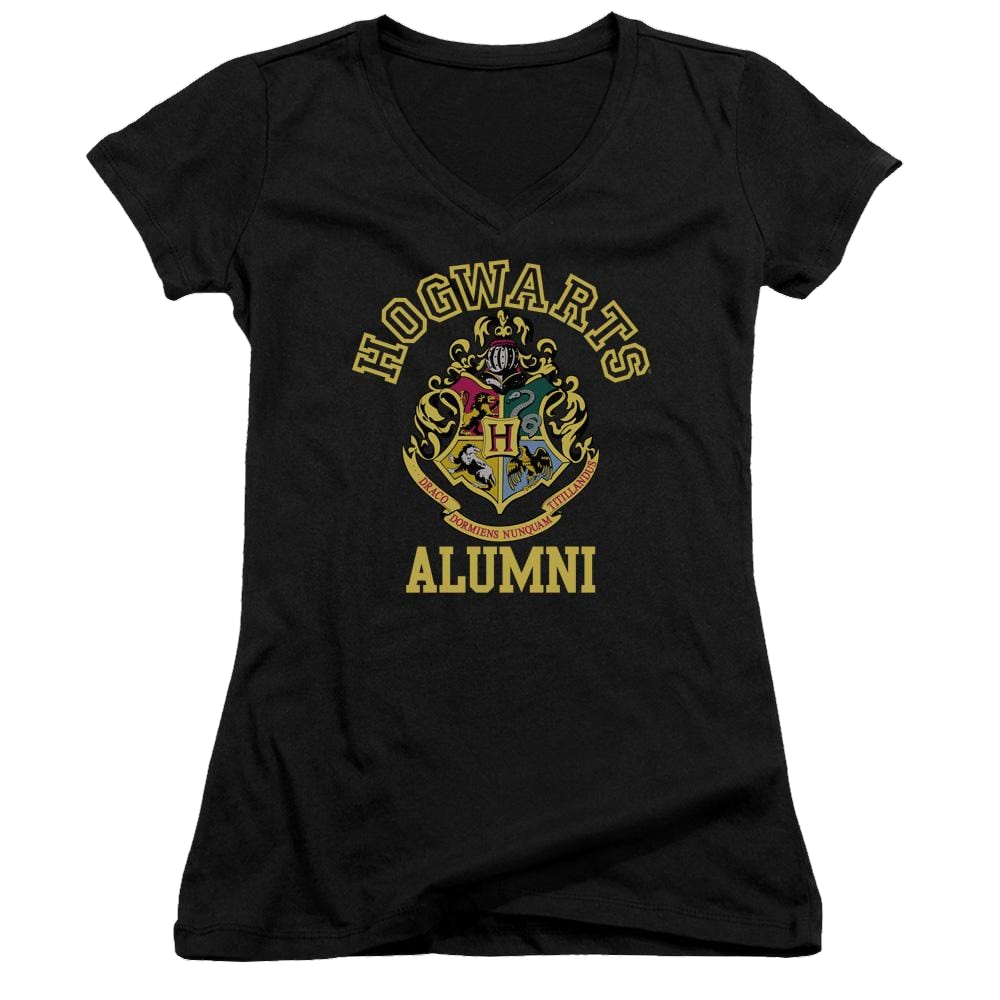 Harry Potter Hogwarts Alumni Juniors V-Neck T-Shirt Juniors V-Neck T-Shirt Harry Potter   