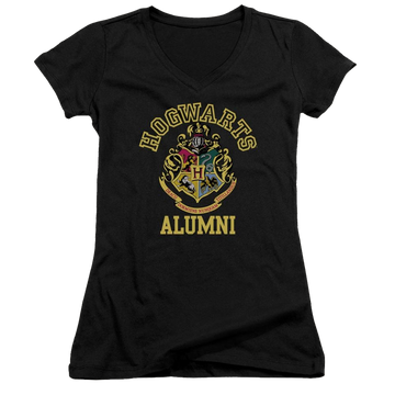 Harry Potter Hogwarts Alumni Juniors V-Neck T-Shirt Juniors V-Neck T-Shirt Harry Potter   