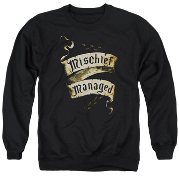 Harry Potter Mischief Managed Men's Crewneck Sweatshirt Men's Crewneck Sweatshirt Harry Potter   