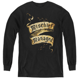 Harry Potter Mischief Managed - Youth Long Sleeve T-Shirt Youth Long Sleeve T-Shirt Harry Potter   