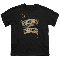 Harry Potter Mischief Managed - Youth T-Shirt Youth T-Shirt (Ages 8-12) Harry Potter   
