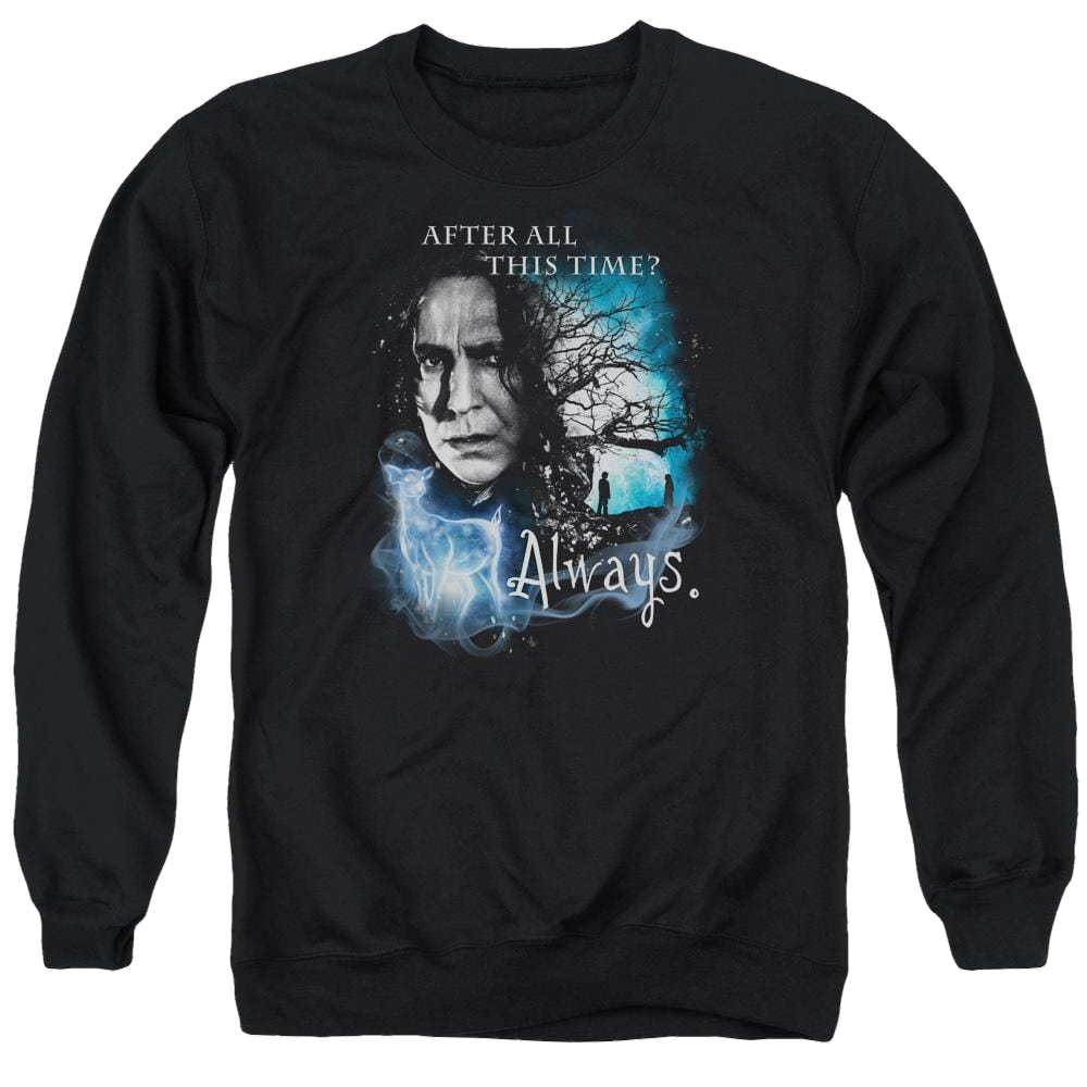 Harry Potter Always Men's Crewneck Sweatshirt Men's Crewneck Sweatshirt Harry Potter   