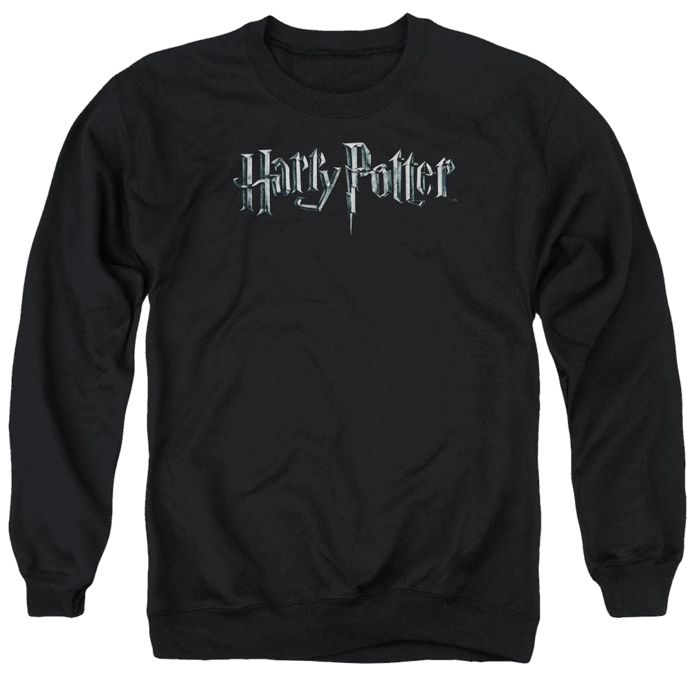 Harry Potter Logo Men's Crewneck Sweatshirt Men's Crewneck Sweatshirt Harry Potter   