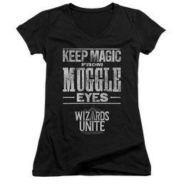 Harry Potter Hidden Magic - Juniors V-Neck T-Shirt Juniors V-Neck T-Shirt Harry Potter   
