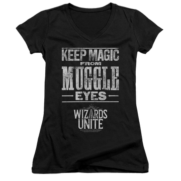 Harry Potter Hidden Magic - Juniors V-Neck T-Shirt Juniors V-Neck T-Shirt Harry Potter   