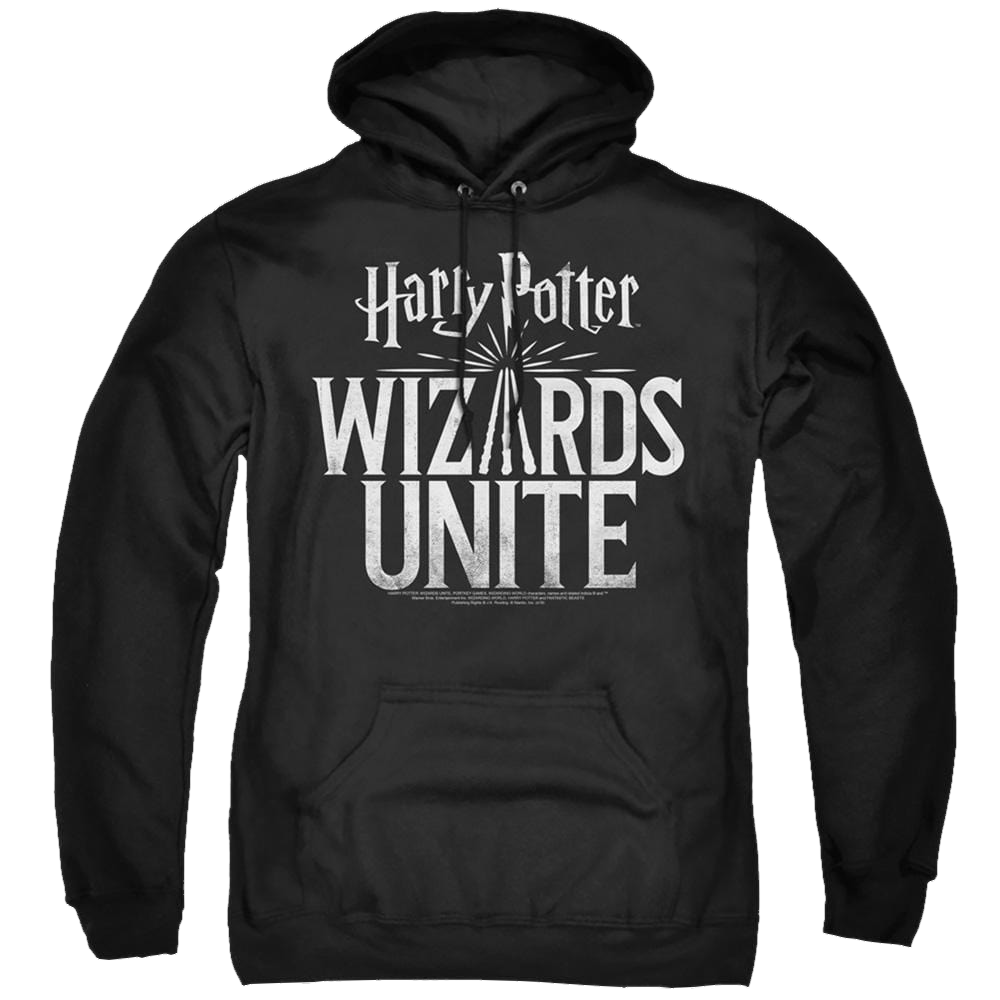 Harry Potter Wizards Unite Logo - Pullover Hoodie Pullover Hoodie Harry Potter   