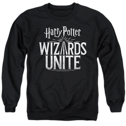 Harry Potter Wizards Unite Logo - Men's Crewneck Sweatshirt Men's Crewneck Sweatshirt Harry Potter   