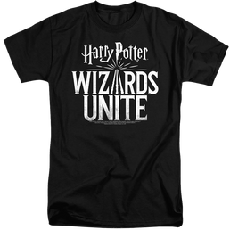 Harry Potter Wizards Unite Logo - Men's Tall Fit T-Shirt Men's Tall Fit T-Shirt Harry Potter   