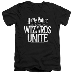 Harry Potter Wizards Unite Logo - Men's V-Neck T-Shirt Men's V-Neck T-Shirt Harry Potter   