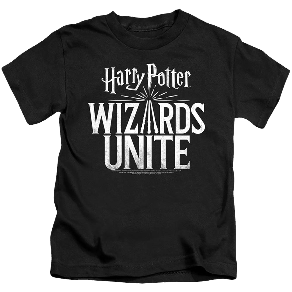 Harry Potter Wizards Unite Logo - Kid's T-Shirt Kid's T-Shirt (Ages 4-7) Harry Potter   