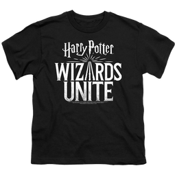 Harry Potter Wizards Unite Logo - Youth T-Shirt Youth T-Shirt (Ages 8-12) Harry Potter   