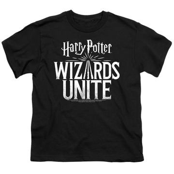 Harry Potter Wizards Unite Logo - Youth T-Shirt Youth T-Shirt (Ages 8-12) Harry Potter   