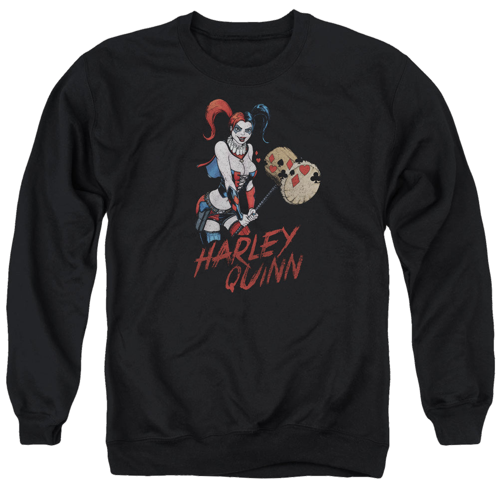 Harley Quinn Harley Hammer - Men's Crewneck Sweatshirt Men's Crewneck Sweatshirt Harley Quinn   