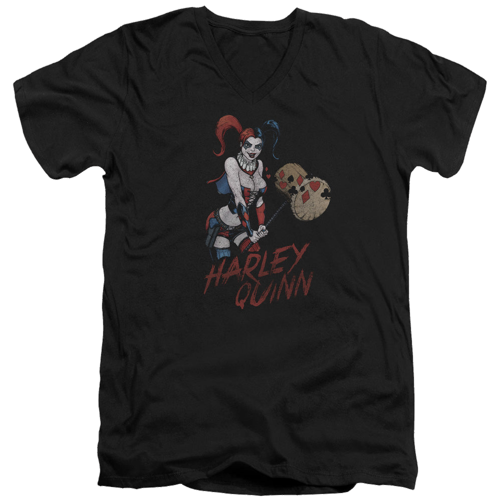 Harley Quinn Harley Hammer - Men's V-Neck T-Shirt Men's V-Neck T-Shirt Harley Quinn   