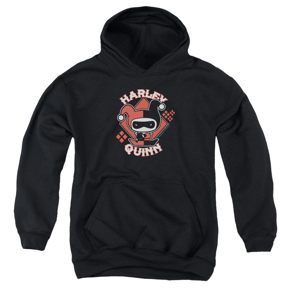 Harley Quinn Harley Chibi - Youth Hoodie Youth Hoodie (Ages 8-12) Harley Quinn   