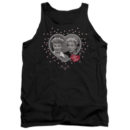 I Love Lucy Hearts And Dots Men's Tank Men's Tank I Love Lucy   