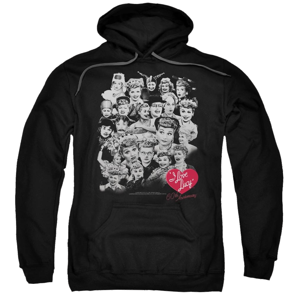 I Love Lucy 60 Years Of Fun Pullover Hoodie Pullover Hoodie I Love Lucy   
