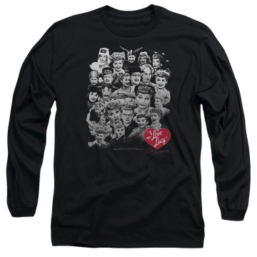I Love Lucy 60 Years Of Fun Men's Long Sleeve T-Shirt Men's Long Sleeve T-Shirt I Love Lucy   