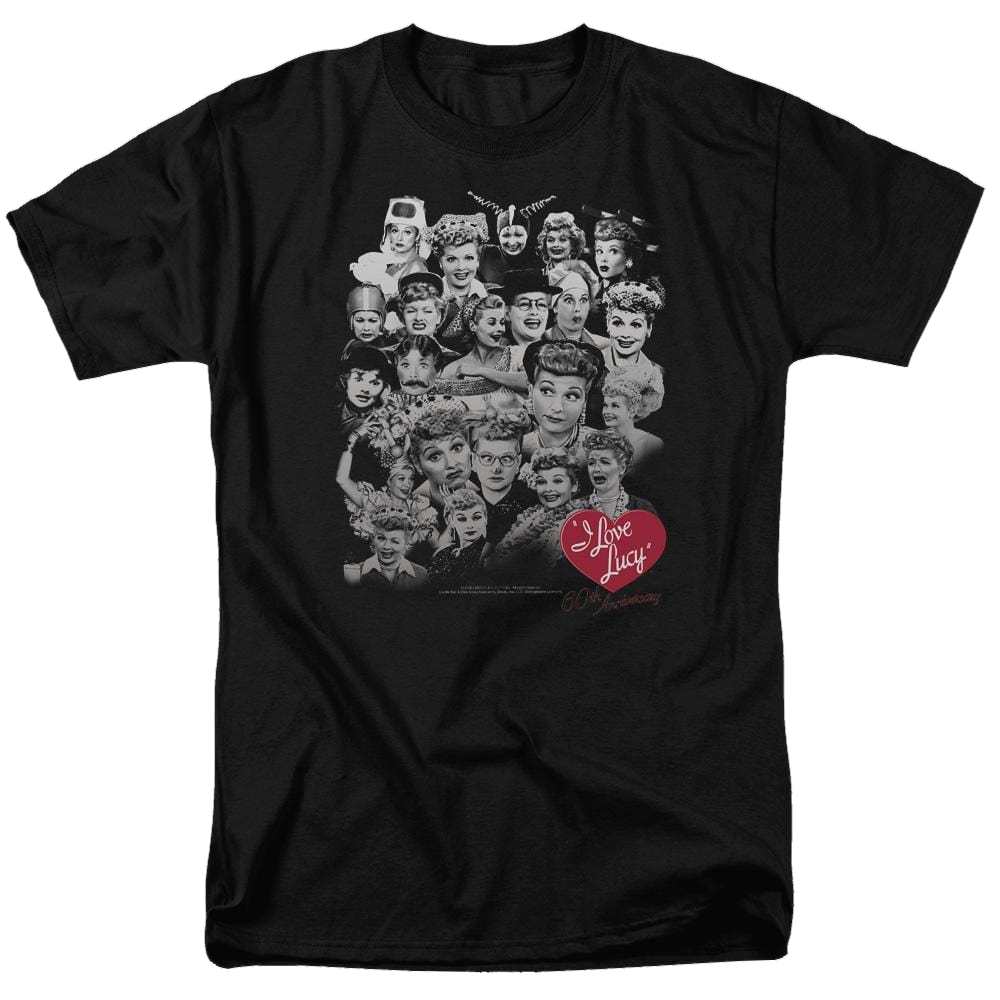 I Love Lucy 60 Years Of Fun Men's Regular Fit T-Shirt Men's Regular Fit T-Shirt I Love Lucy   