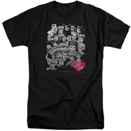 I Love Lucy 60 Years Of Fun Men's Tall Fit T-Shirt Men's Tall Fit T-Shirt I Love Lucy   