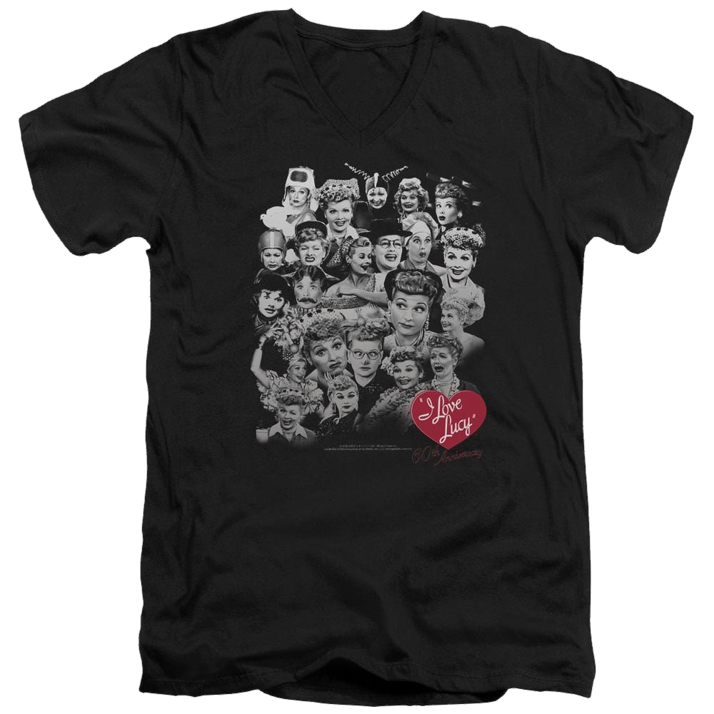 I Love Lucy 60 Years Of Fun Men's V-Neck T-Shirt Men's V-Neck T-Shirt I Love Lucy   