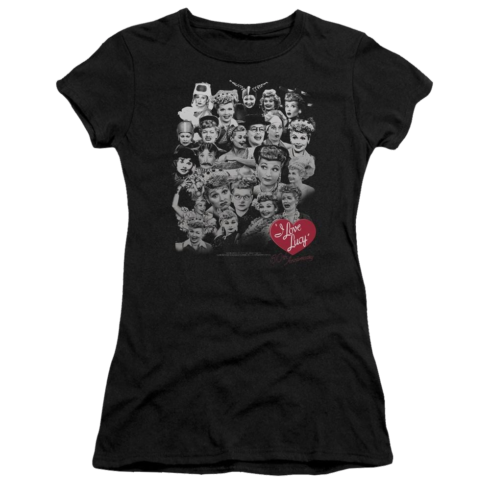 I Love Lucy 60 Years Of Fun Juniors T-Shirt Juniors T-Shirt I Love Lucy   