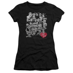 I Love Lucy 60 Years Of Fun Juniors T-Shirt Juniors T-Shirt I Love Lucy   