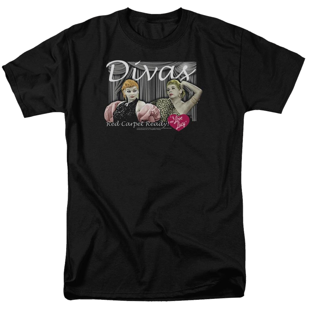 I Love Lucy Divas Men's Regular Fit T-Shirt Men's Regular Fit T-Shirt I Love Lucy   