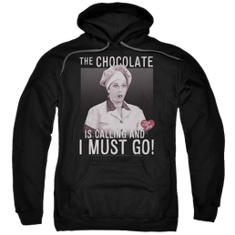 I Love Lucy Chocolate Calling Pullover Hoodie Pullover Hoodie I Love Lucy   